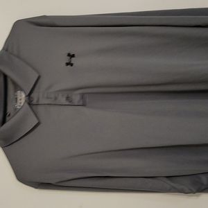Under Armour Loose Heat Gear Men's Gray Shirt Long Sleeve Mens XL